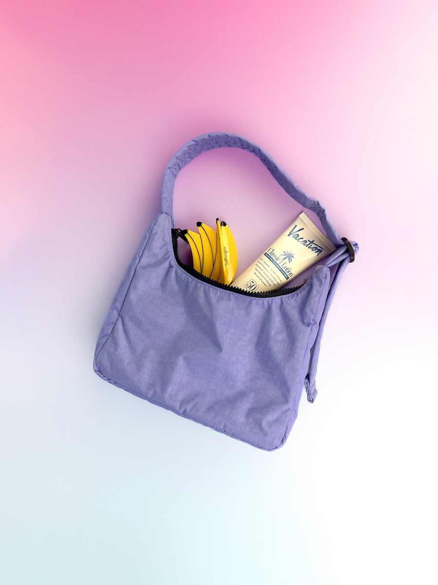 Mini Nylon Shoulder Bag - Blue Bell
