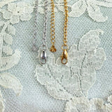 Martini Charm Necklace- Gold