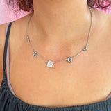 Bread Charm Necklace- Silver