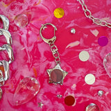 Star Watch Keychain- Pink