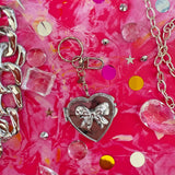 Heart Mirror Keychain