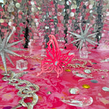 Cyber Butterfly Hair Claw- Pink