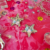 Silver Jewel Star Clips Set