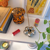 Chrome Flower Incense Holder