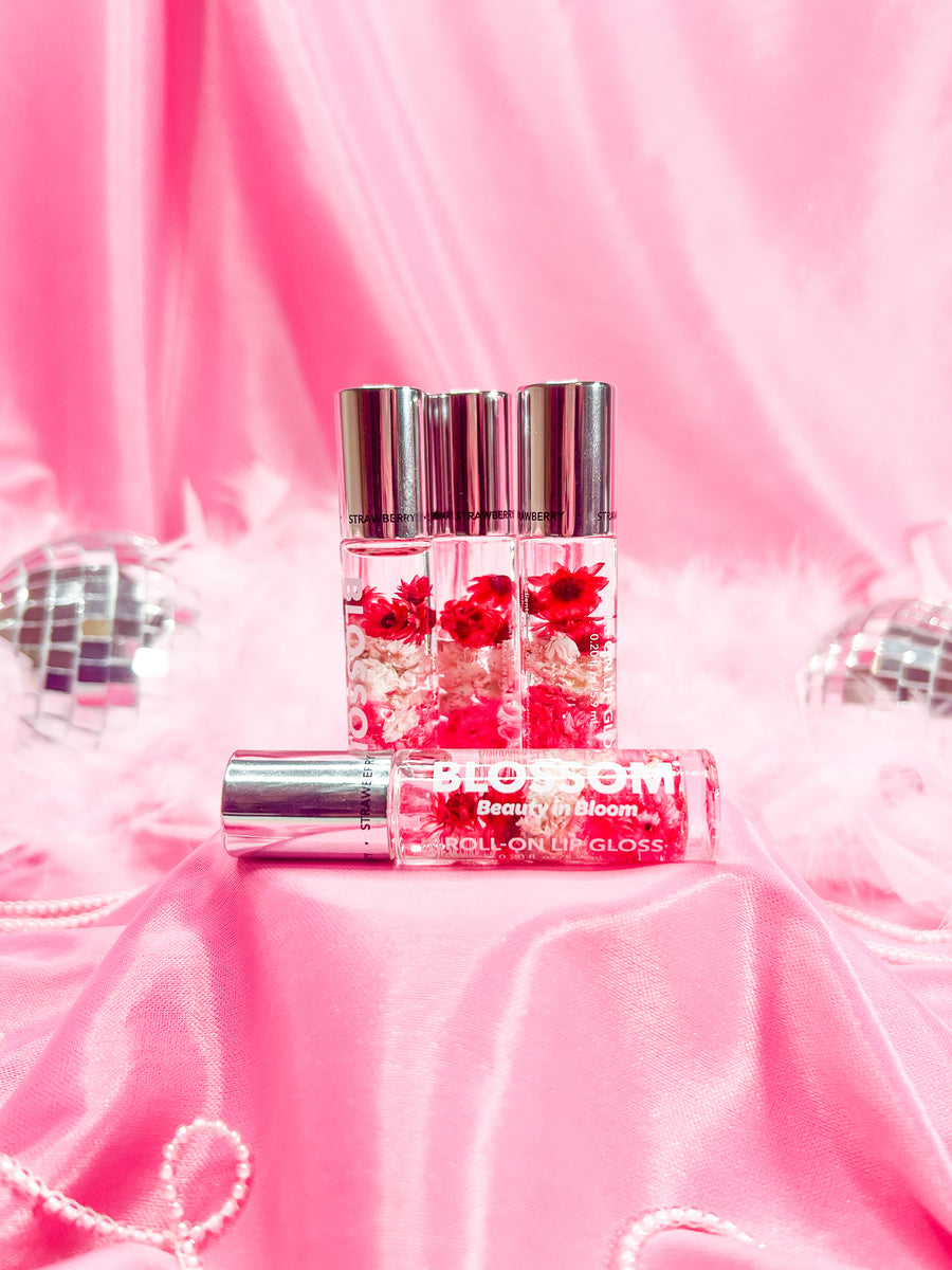 Blossom Roll On Lip Gloss - Strawberry
