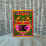 Favorite Person Card