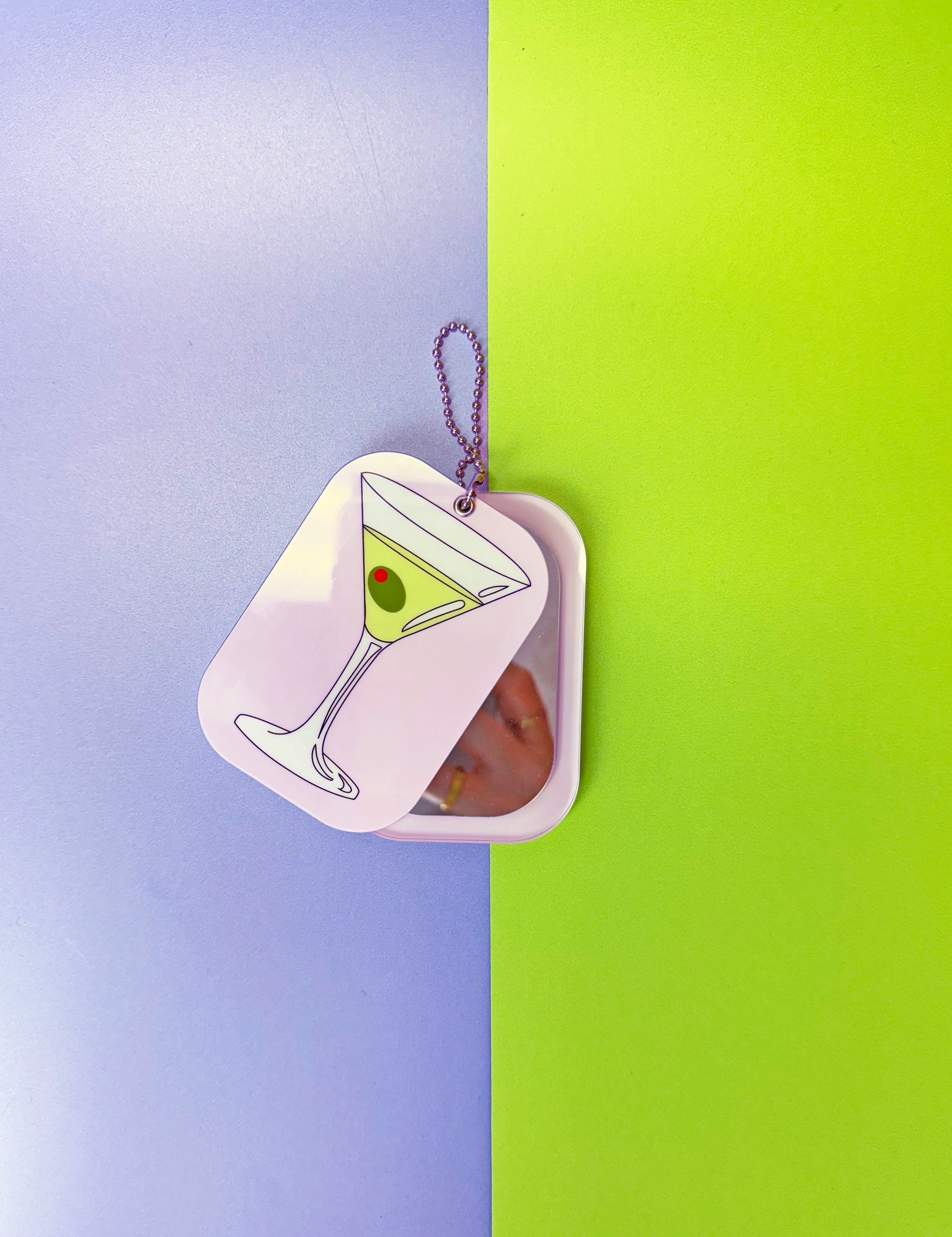 Tummy Hurts Mirror + Pill Case Keychain