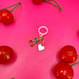 Lip Gloss Charm- Cherry