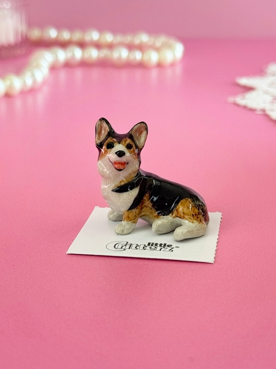 Corgi Mini Porcelain Figurine