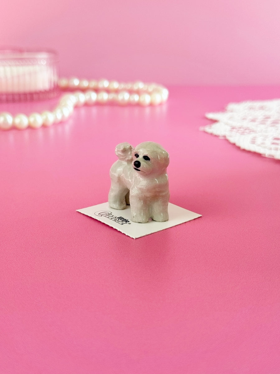 Bichon Frise Mini Porcelain Figurine