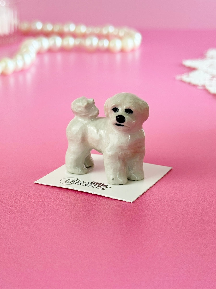 Bichon Frise Mini Porcelain Figurine