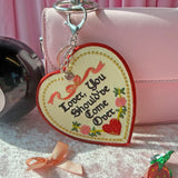 Lover You Should've Come Over Keychain