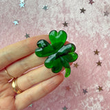 Glass Four Leaf Clover