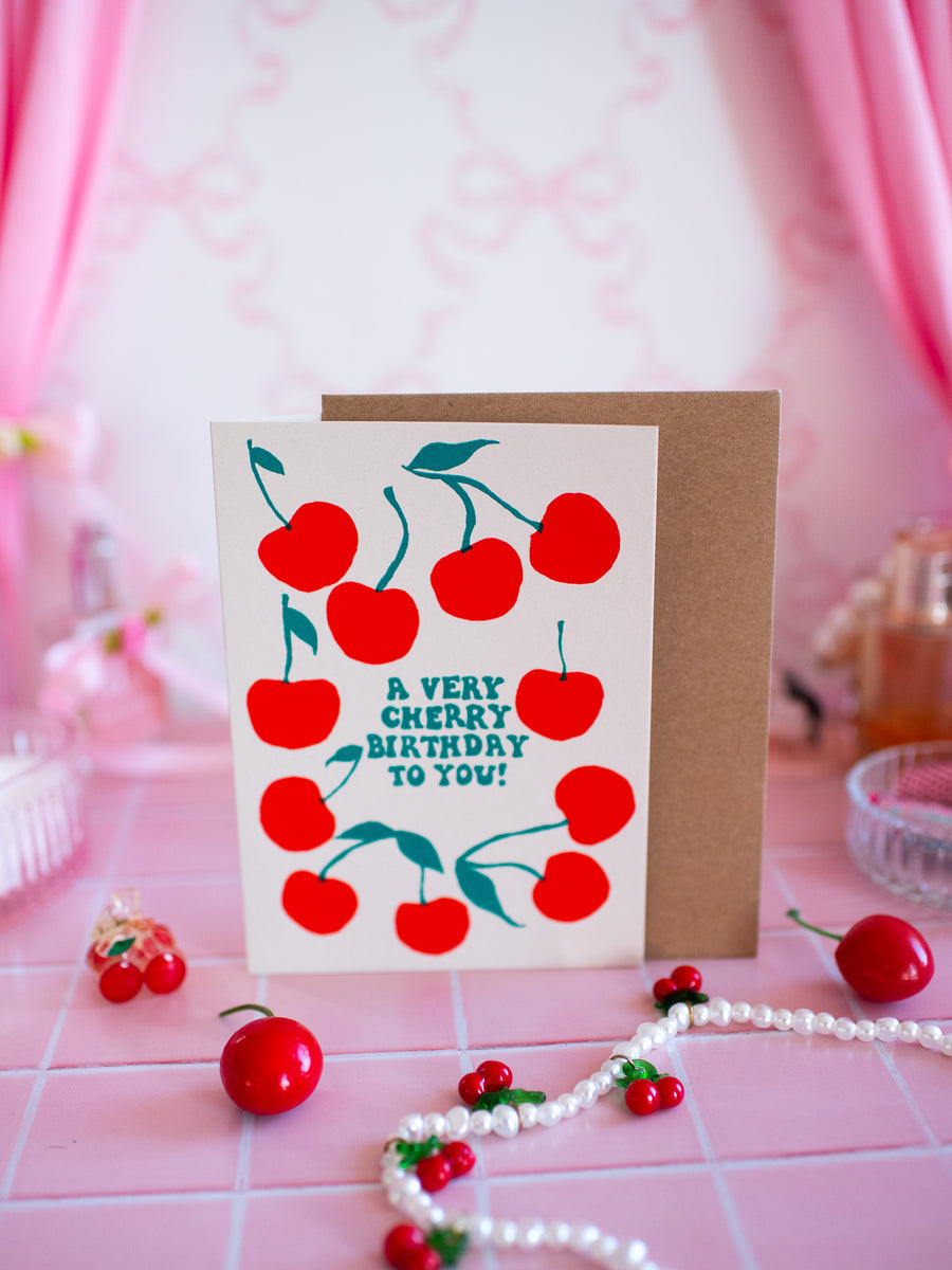 Very Cherry Birthday Card