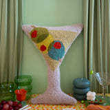 Martini Glass Shaped Hook Pillow