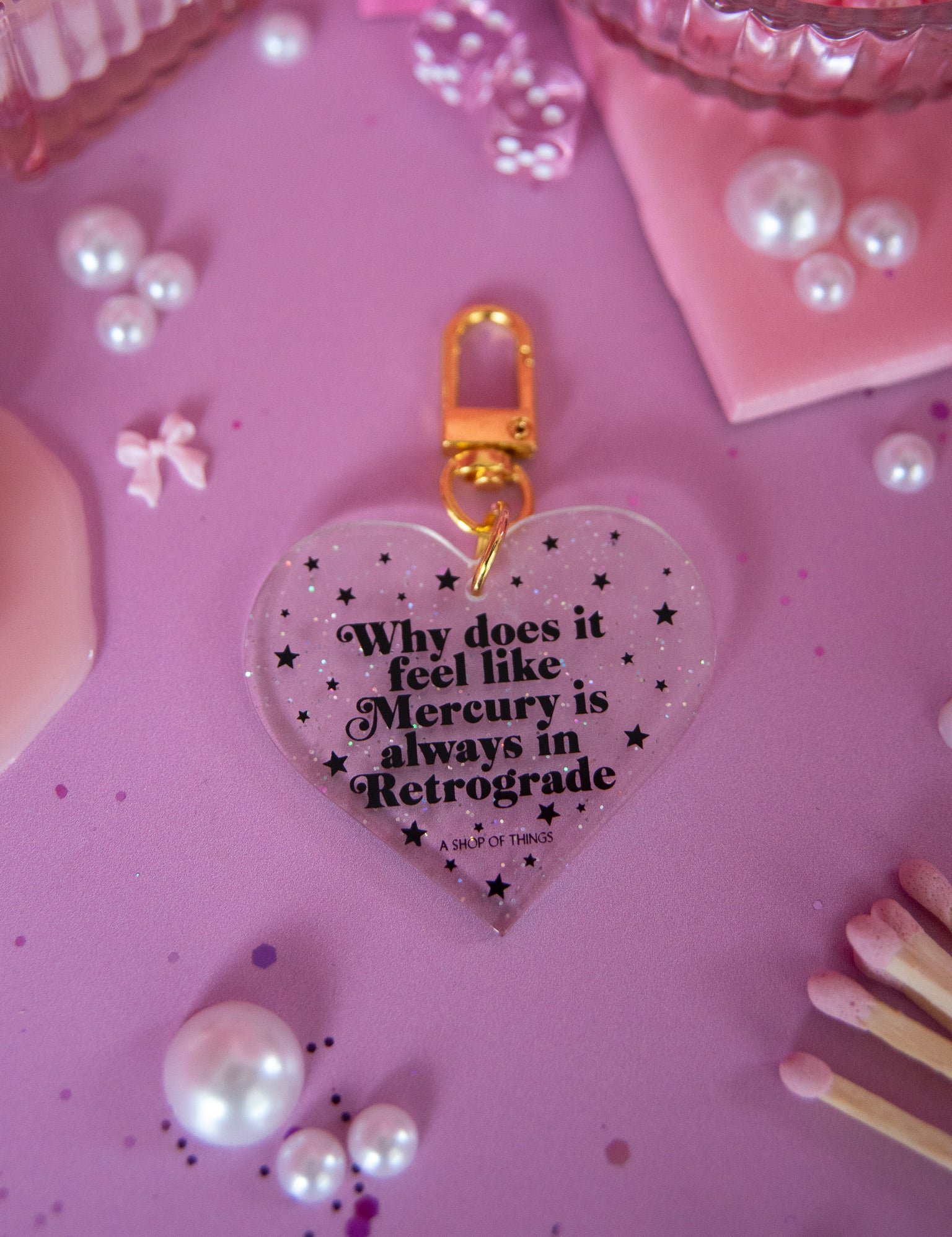 Critter Phone Charm - 8 Ball Kitty