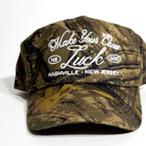 Make Your Own Luck Camo Hat