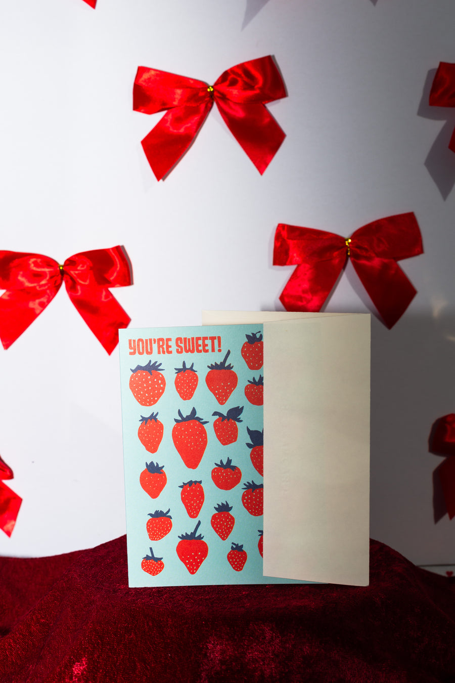 You're Sweet Strawberry Card
