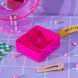 Pink Silicone Debowler Ash Tray