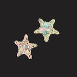 Silver Jewel Star Clips Set