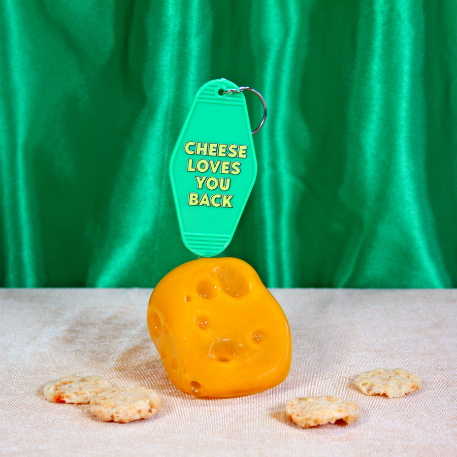 Cheese Loves You Back Keychain