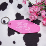 Dog mom keychain