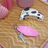 Dog mom keychain