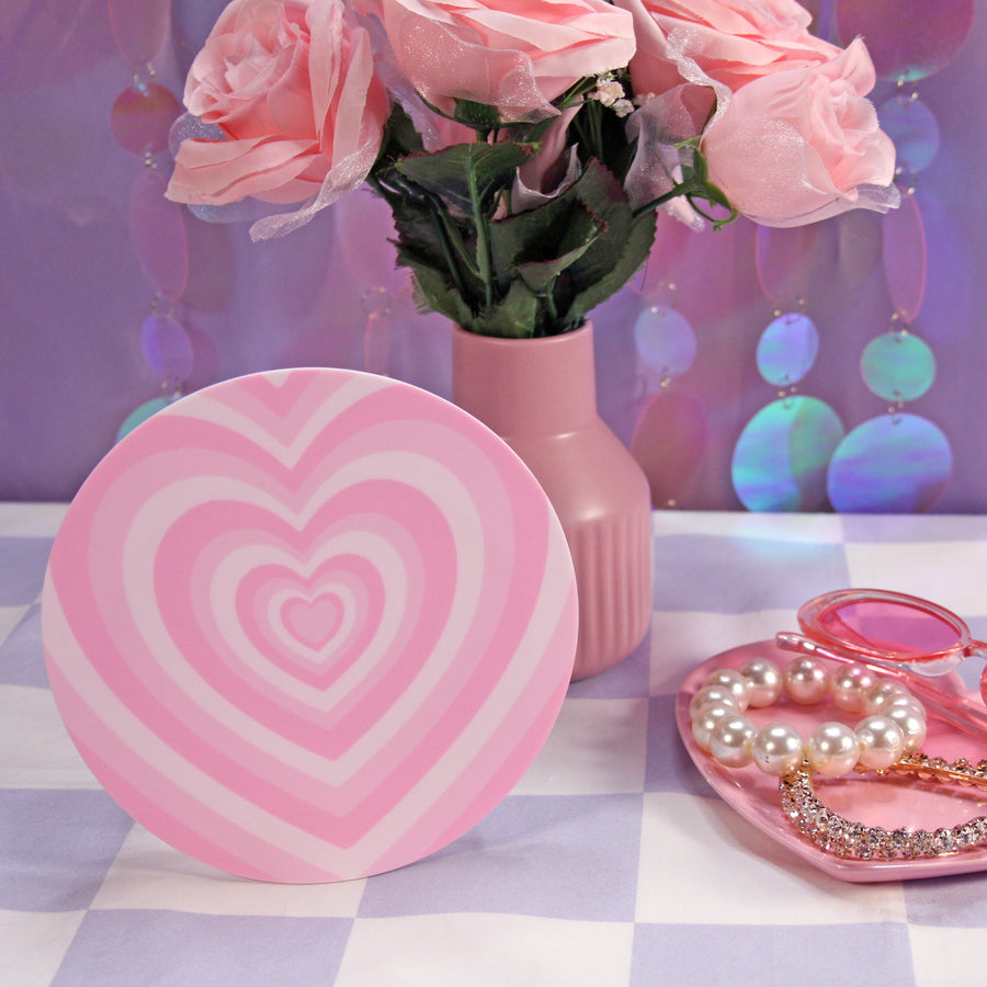 Hearts Heat Resistant Silicone Pad