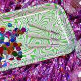 Psychedelic Swirl XL Rolling Tray