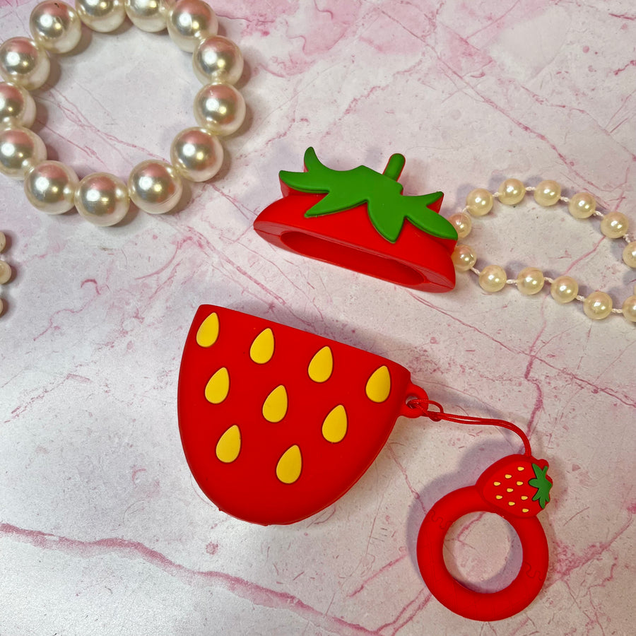 Strawberry Airpods Case