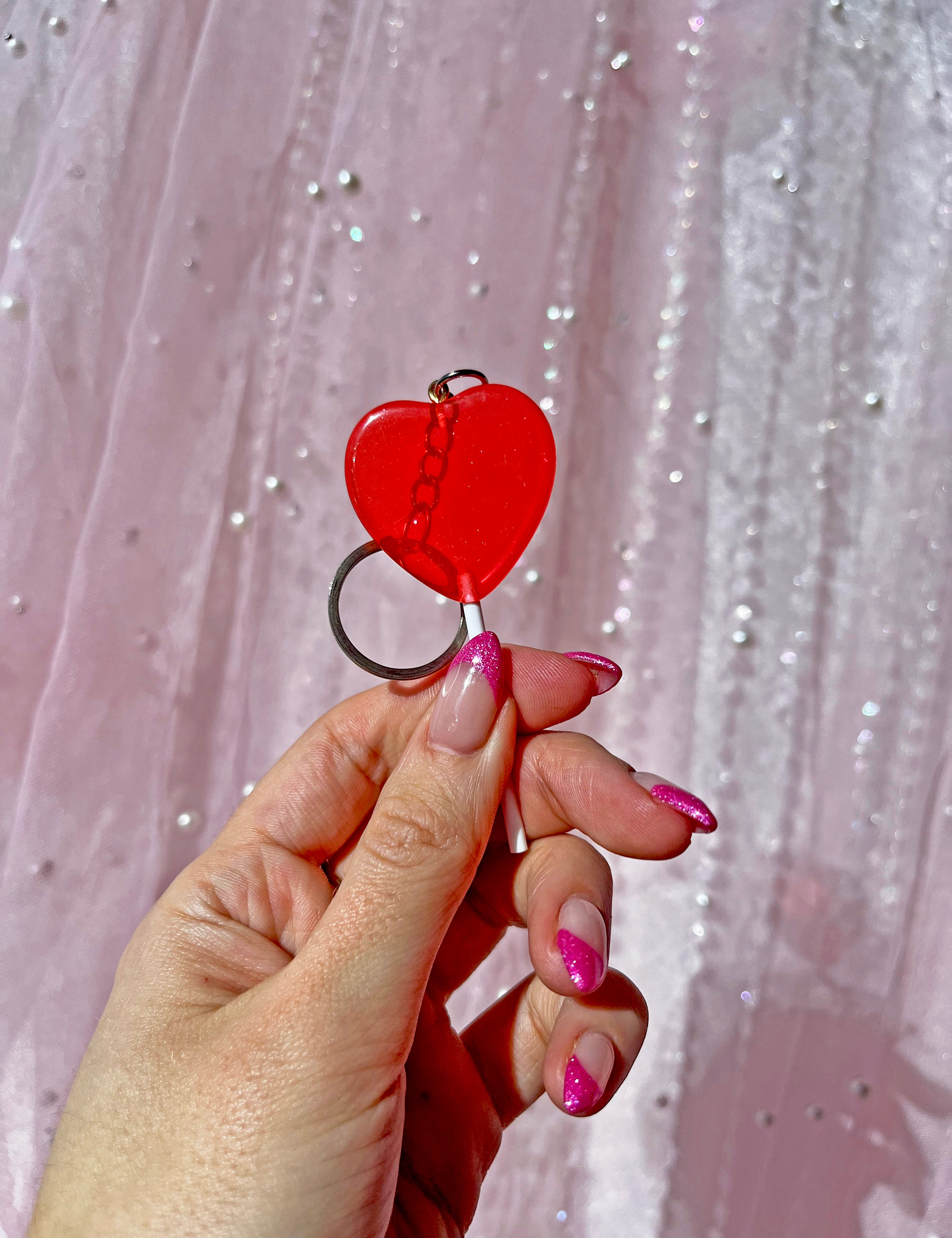 Heart Lolli Keychain