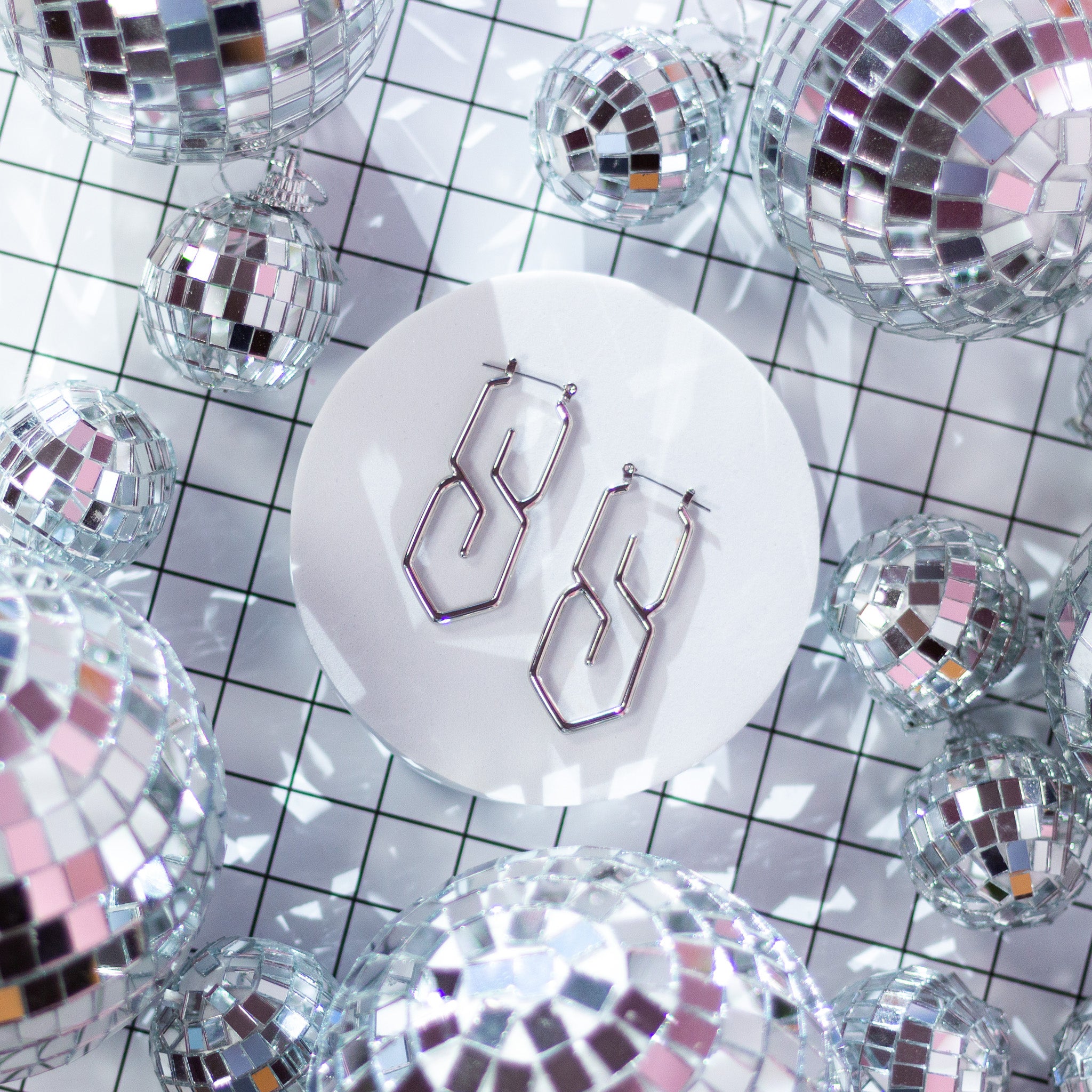 S Earrings- Gold