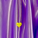 Crying Heart Necklace- Gold