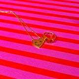 Crying Heart Necklace- Gold