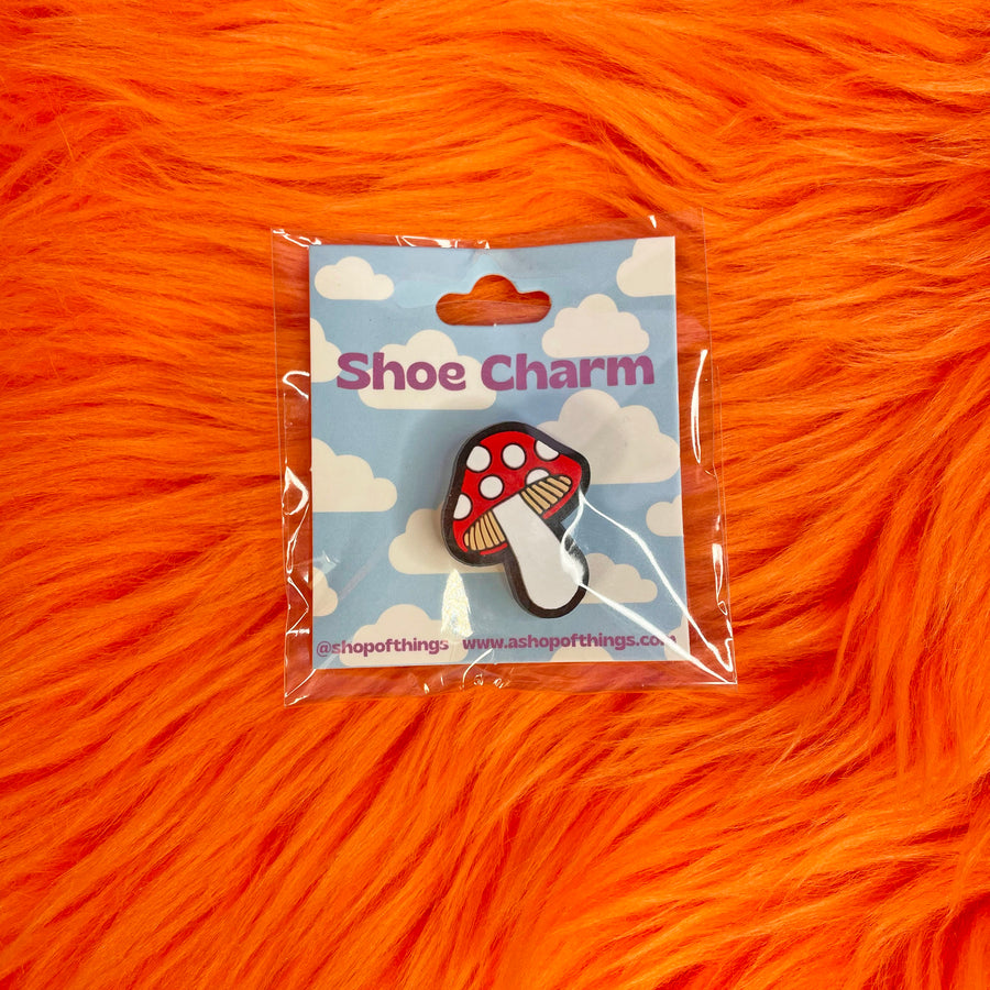 Mushroom Shoe Charm