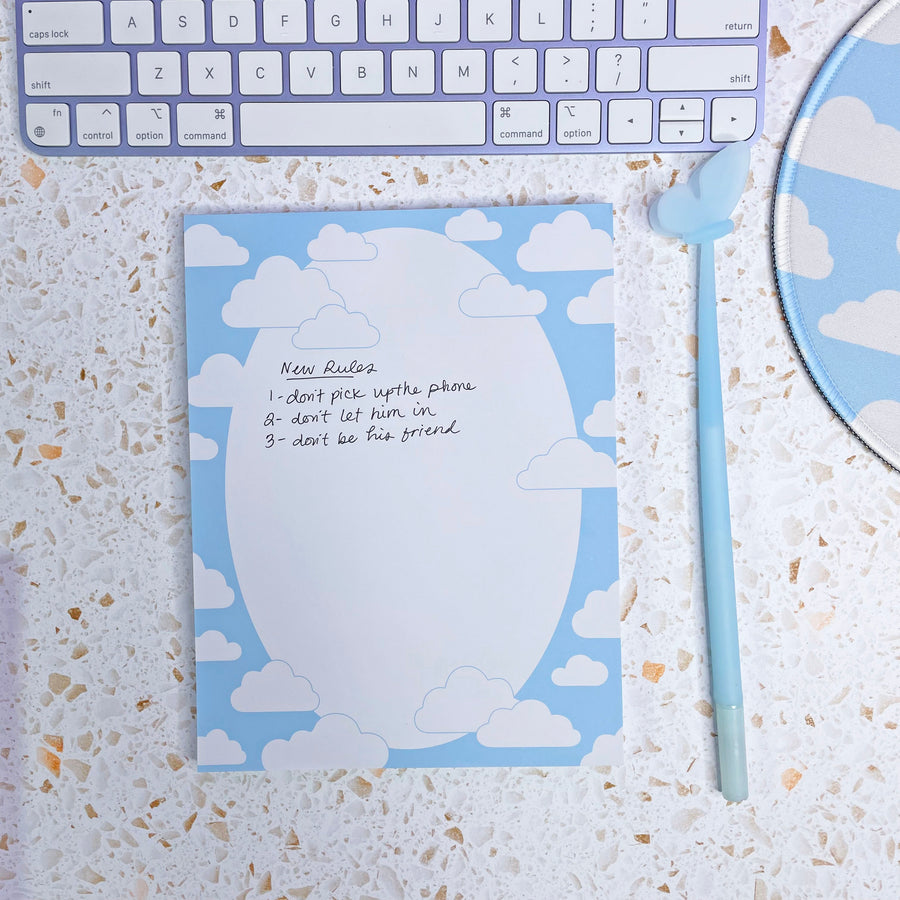 Cloudy Sky Note Pad