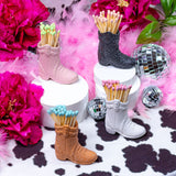 Cowboy Boot Match Holder + Striker- Black