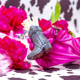 Cowboy Boot Match Holder + Striker- Black