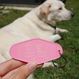 Dog mom keychain